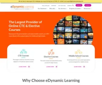 Edynamiclearning.com(Our program) Screenshot