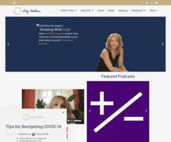 Edynathan.com(Psychotherapist and Grief Recovery Expert) Screenshot