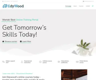 Edywood.com(Online Learning Portal) Screenshot