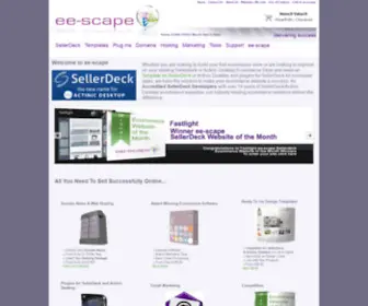 EE-Scape.com(SellerDeck Templates) Screenshot