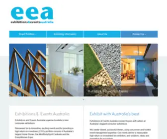 EEA.net.au(Exhibitions & Events Australia) Screenshot