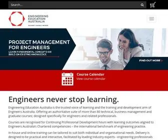 EEaust.com.au(Engineering Education Australia) Screenshot