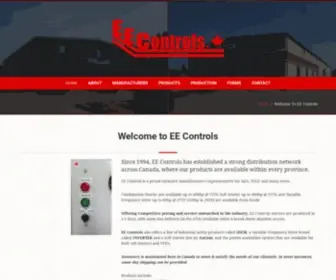 EEcontrols.ca(EE Controls) Screenshot