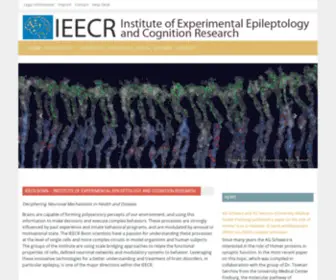 EECR-Bonn.de(Institute of Experimental Epileptology and Cognition Research) Screenshot