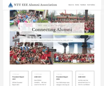 EEEaa.org(NTU EEE Alumni Association) Screenshot
