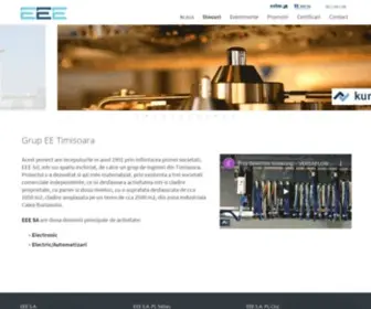 EEE.ro(Group EE Timisoara SC EEE SA Timisoara) Screenshot