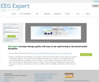 EEgexpert.net(EEG Expert is Digital Knowledge for Neurofeedback Therapists) Screenshot