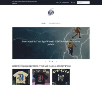 EEgoclothing.com(EEgoclothing) Screenshot