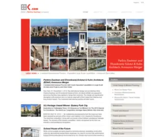 EEkarchitects.com(EE&K a Perkins Eastman Company) Screenshot
