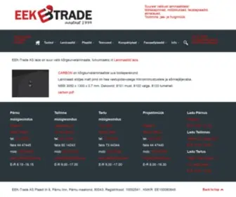 EEktrade.ee(Suurest valikust laminaatidest) Screenshot