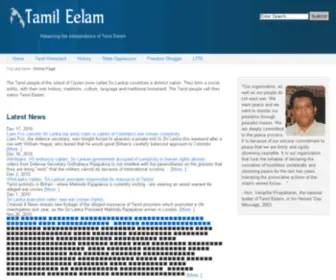 EElam.com(Tamil Eelam) Screenshot