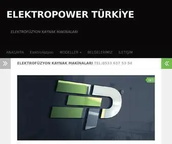 EElektropower.com(ELEKTROPOWER TÜRKİYE) Screenshot