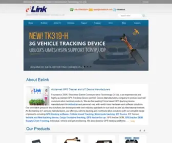 EElinktech.com(GPS Tracker Manufacturer) Screenshot