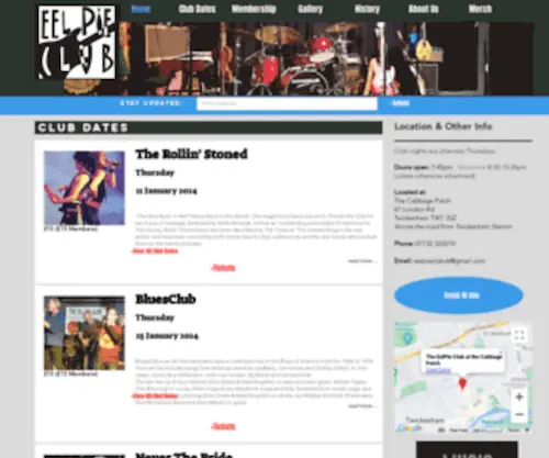 EElpieclub.com(UK Rhythm & Blues) Screenshot