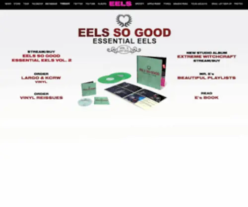 EElstheband.com(Official Band Website) Screenshot