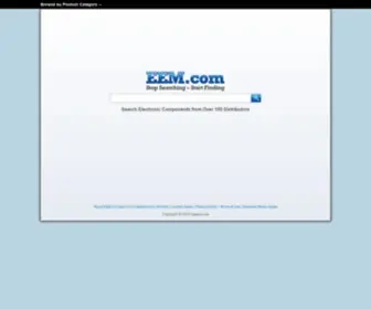 EEM.com(Find & Compare Electronic Parts) Screenshot