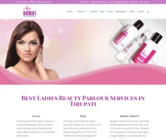 EEmos.in(Best Ladies Beauty Parlour Services in Tirupati) Screenshot