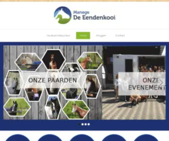 EEndenkooi.nl(Manege De Eendenkooi) Screenshot