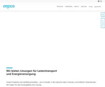 EEpos.de(Alu-Kransysteme für Lastentransport & Energieversorgung) Screenshot