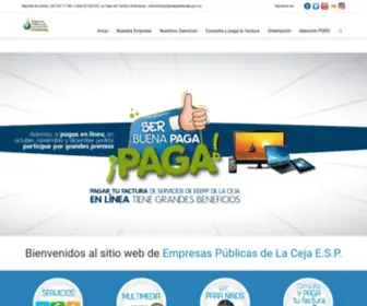 EEppdelaceja.gov.co(Empresas Publicas de la Ceja) Screenshot