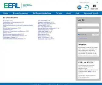 EERL.org(Browse Resources) Screenshot