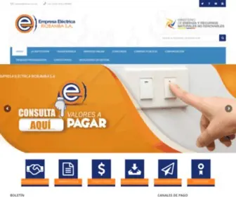 EErsa.com.ec(SITIO WEB EERSA) Screenshot