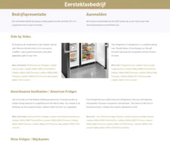 EErsteklasbedrijf.nl(Elk Eerste klas bedrijf presenteert zich) Screenshot