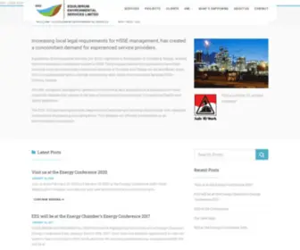 EES.co.tt(Equilibrium Environmental Services Limited) Screenshot