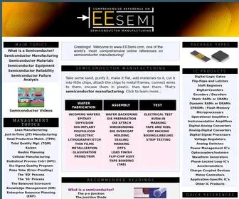 EEsemi.com(All About Semiconductor Manufacturing) Screenshot