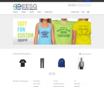 EESG.biz(EESG Custom Apparel) Screenshot