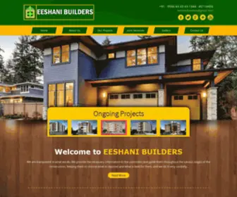 EEshanibuilders.com(EESHANI BUILDERS) Screenshot