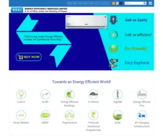 EEslindia.org(Energy Efficiency Services Limited) Screenshot