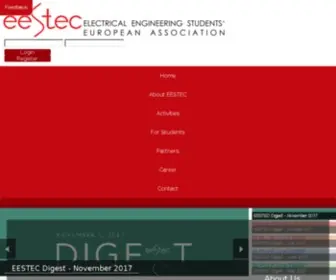 EEstec.net(Electrical Engineering Students' European Association) Screenshot