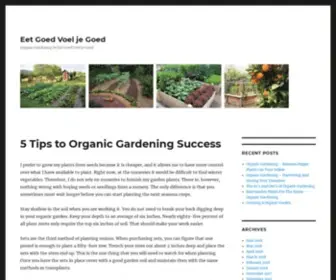 EEtgoedvoeljegoed.com(Organic Gardening by Eet Goed Voel je Goed) Screenshot