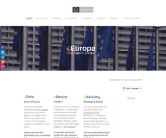 EEuropa.org(YOUR GATE TO EUROPE) Screenshot