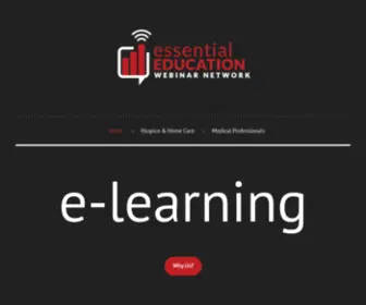 EEwebinarnetwork.com(Essential Education Webinar Network) Screenshot