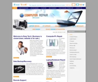 EEzytech.co.uk(Computer and Laptop Repairs) Screenshot