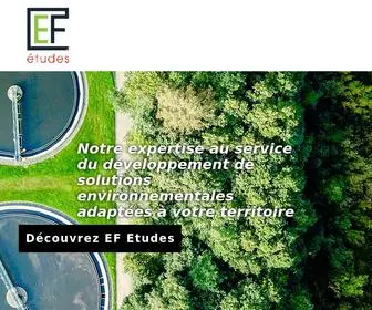 EF-Etudes.fr(Découvrez nos domaines d'expertises dans l'ingénierie dans le Grand Ouest) Screenshot