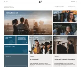 EF.at(EF bietet eine Vielzahl an Programmen für Auslandsaufenthalte an) Screenshot