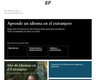 EF.co.ve(EF Education First) Screenshot