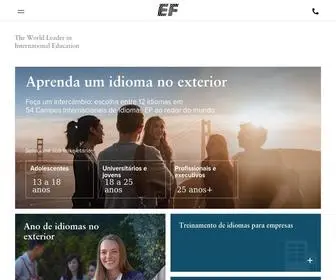 EF.com.br(EF Education First) Screenshot