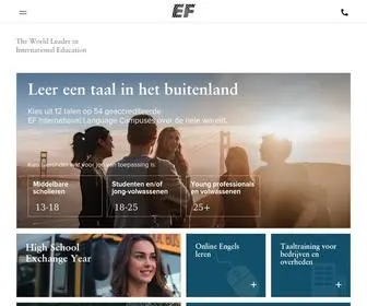 EF.nl(EF Education First) Screenshot