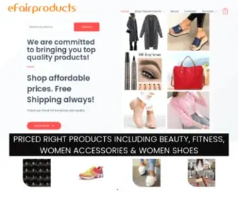 Efairproducts.online(Create an Ecommerce Website and Sell Online) Screenshot