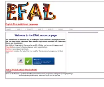 Efal.co.za(English First Additional Language) Screenshot