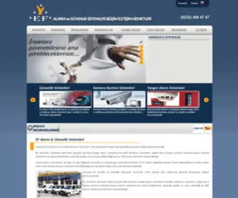 Efalarm.com(EF Alarm & Güvenlik Sistemleri) Screenshot