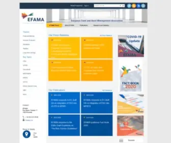 Efama.org(EFAMA Home) Screenshot
