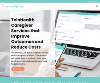 Efamilycare.com(Online Family Caregiver Services) Screenshot