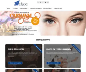 Efape.pt(Escola Profissional de Estética e Cabeleireiro) Screenshot