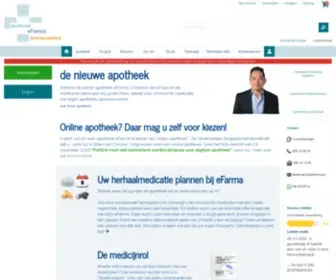 Efarma.nl(EFarma online apotheek) Screenshot