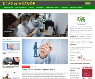 Efasdearagon.org(EFAS DE ARAGÓN) Screenshot